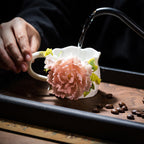 Intangible Cultural Heritage Ceramic Peony Flower Cup - Coffee Cup Water Cup Tea Cup, Valentine's Day New Year Gift for Women Girls Birthday Presen